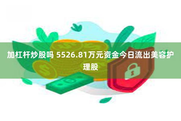 加杠杆炒股吗 5526.81万元资金今日流出美容护理股