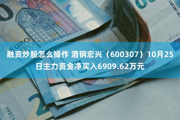 融资炒股怎么操作 酒钢宏兴（600307）10月25日主力资金净买入6909.62万元